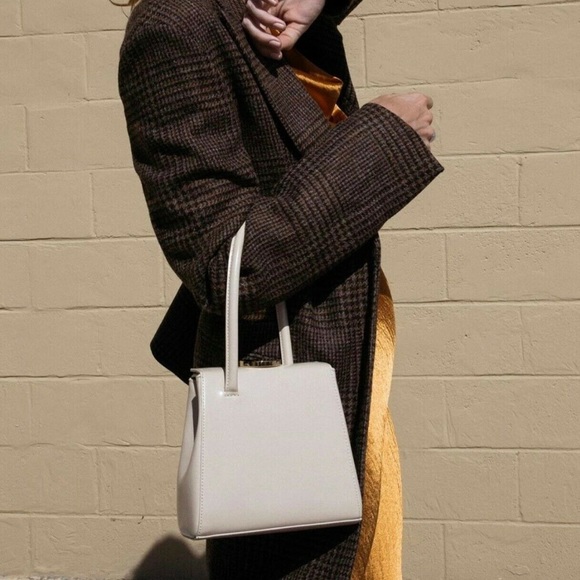 Little Liffner Mademoiselle Bag in Patent Leather Small White Ivory - Picture 3 of 6